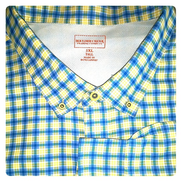 Big & Tall Man's Casual Button-Down - Picture 1 of 1